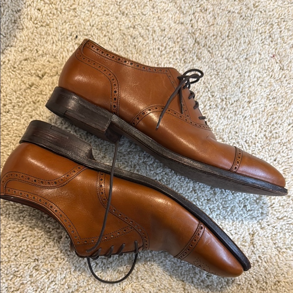 Barker Men's Brown Oxford Shoes 10.5 - Picture 5 of 7